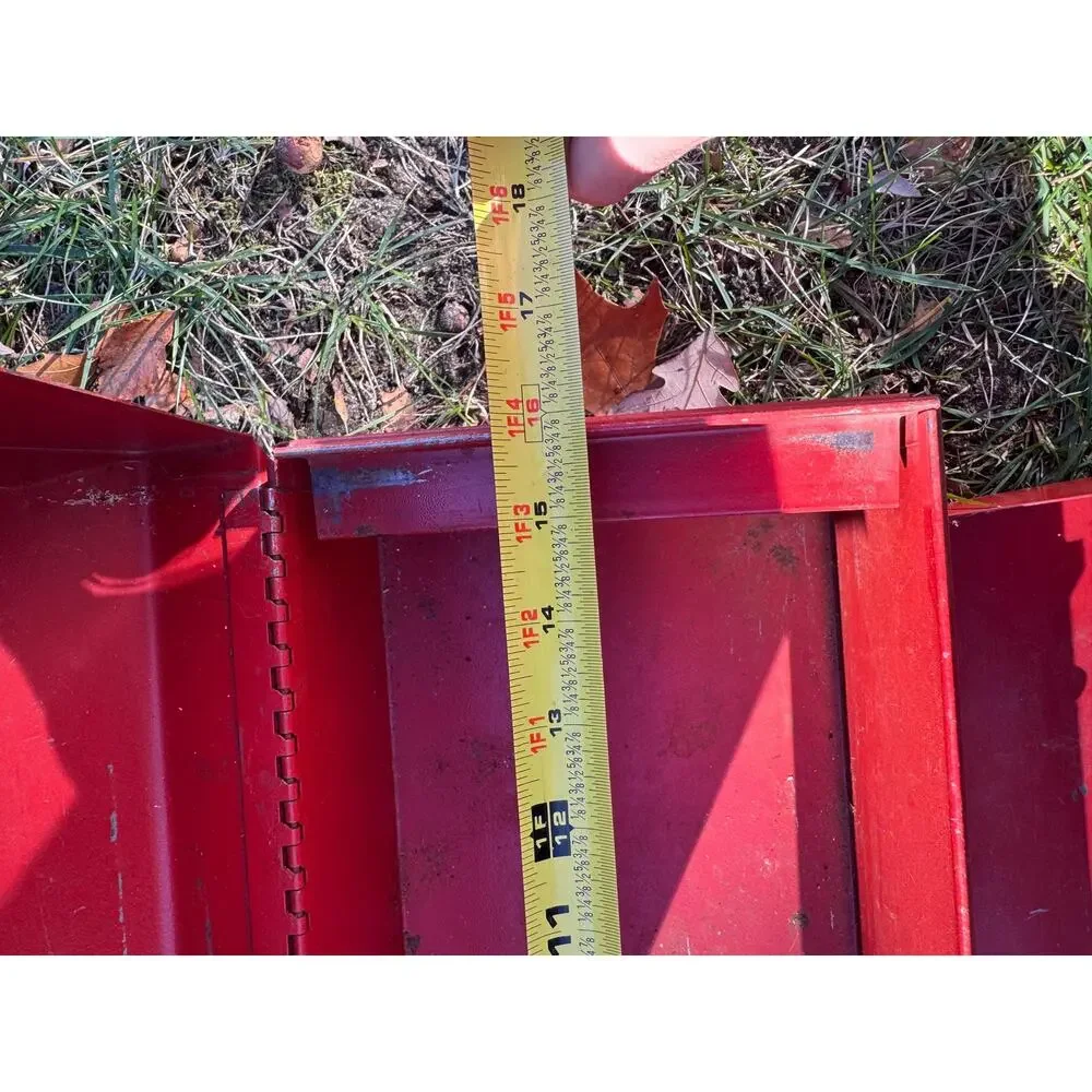 Vintage FORD GT Toolbox Red Tool Box